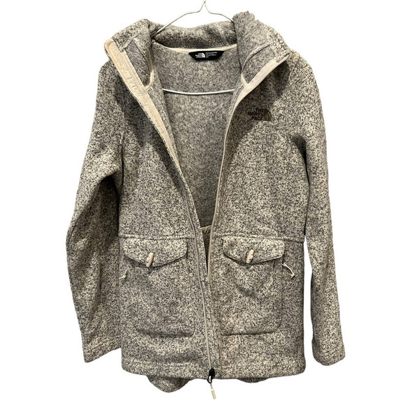 The North Face Crescent Hooded Fleece Parka (S) - Picture 4 of 9